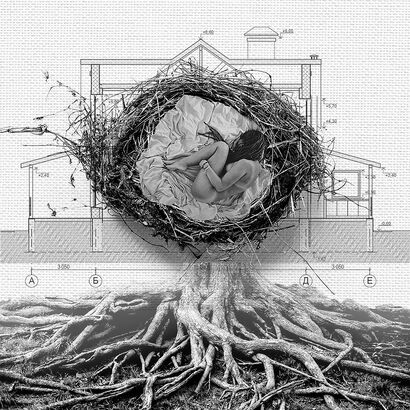 Roots, plans and where I am - a Digital Art Artowrk by Delnara El